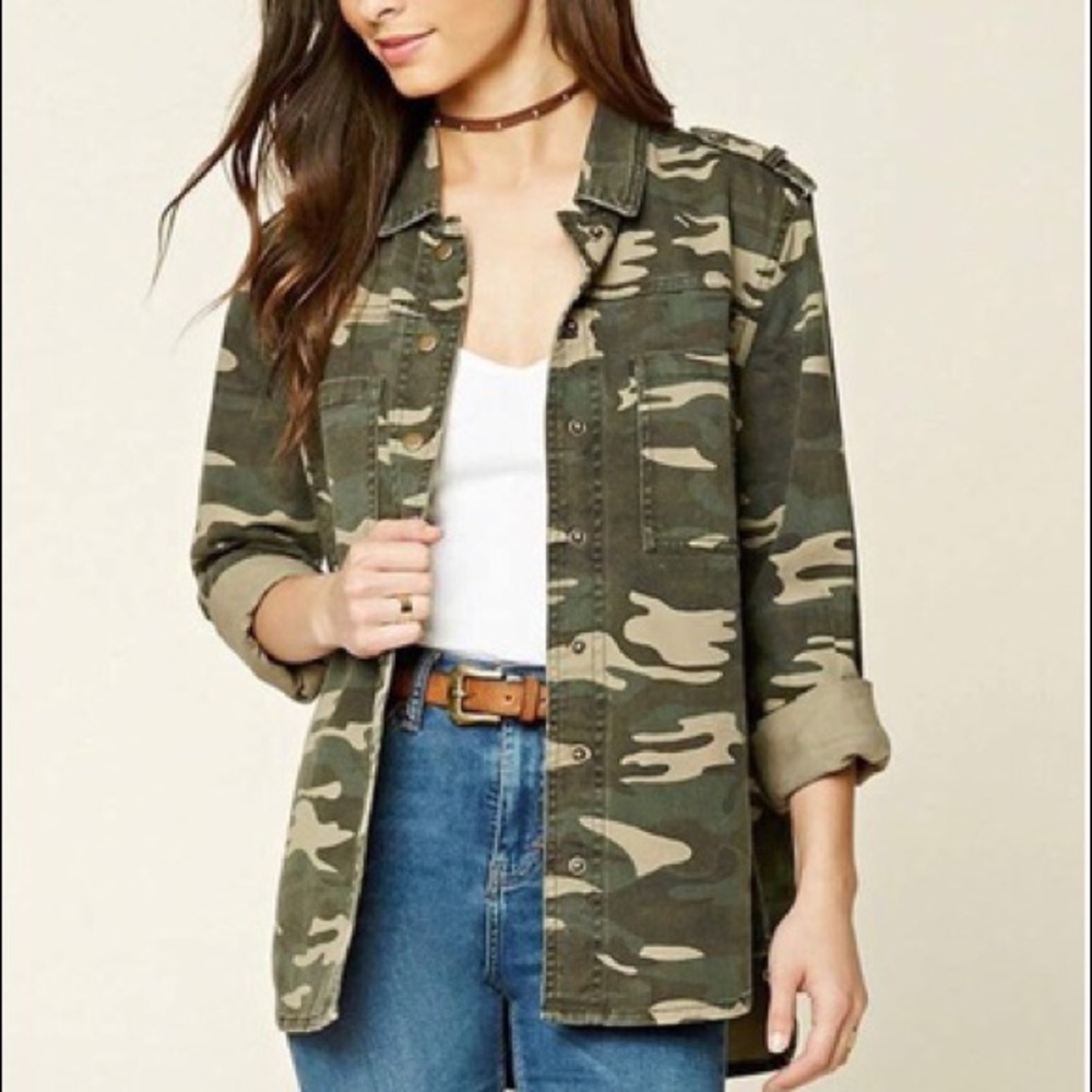 Forever 21 Camo Jacket